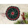 Tarifa 8 in. Color Round Crochet Doily TA3111923
